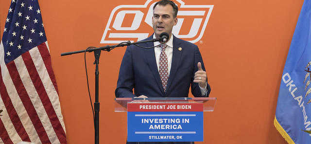 Stitt is desperate to remain relevant as President Biden announces $11.5 million in Federal assistance